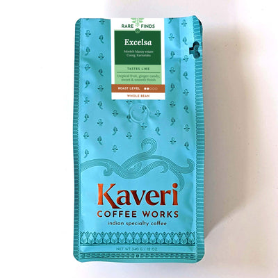 Single origin, Specialty Indian Coffee, Mooleh Manay Excelsa. Kaveri Special Release