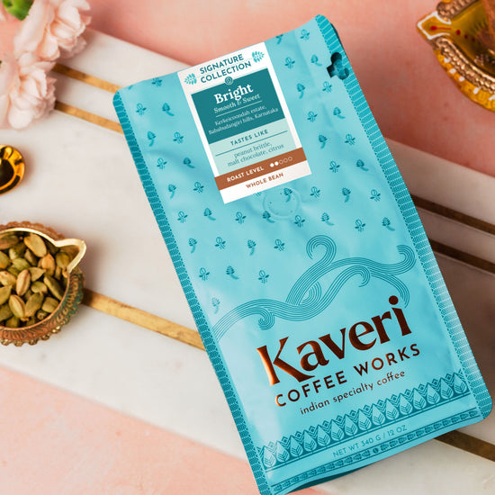 Kaveri Coffee Discovery kit. Woman-owned, Single origin direct trade sustainable coffee.