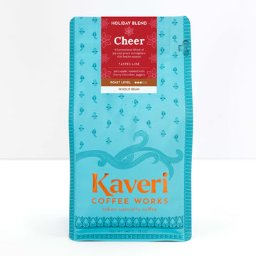 Cheer Holiday Blend - Tastes like juicy apple, toasted nuts, cherry chocolate, jaggery. Single origin, indian specialty coffee